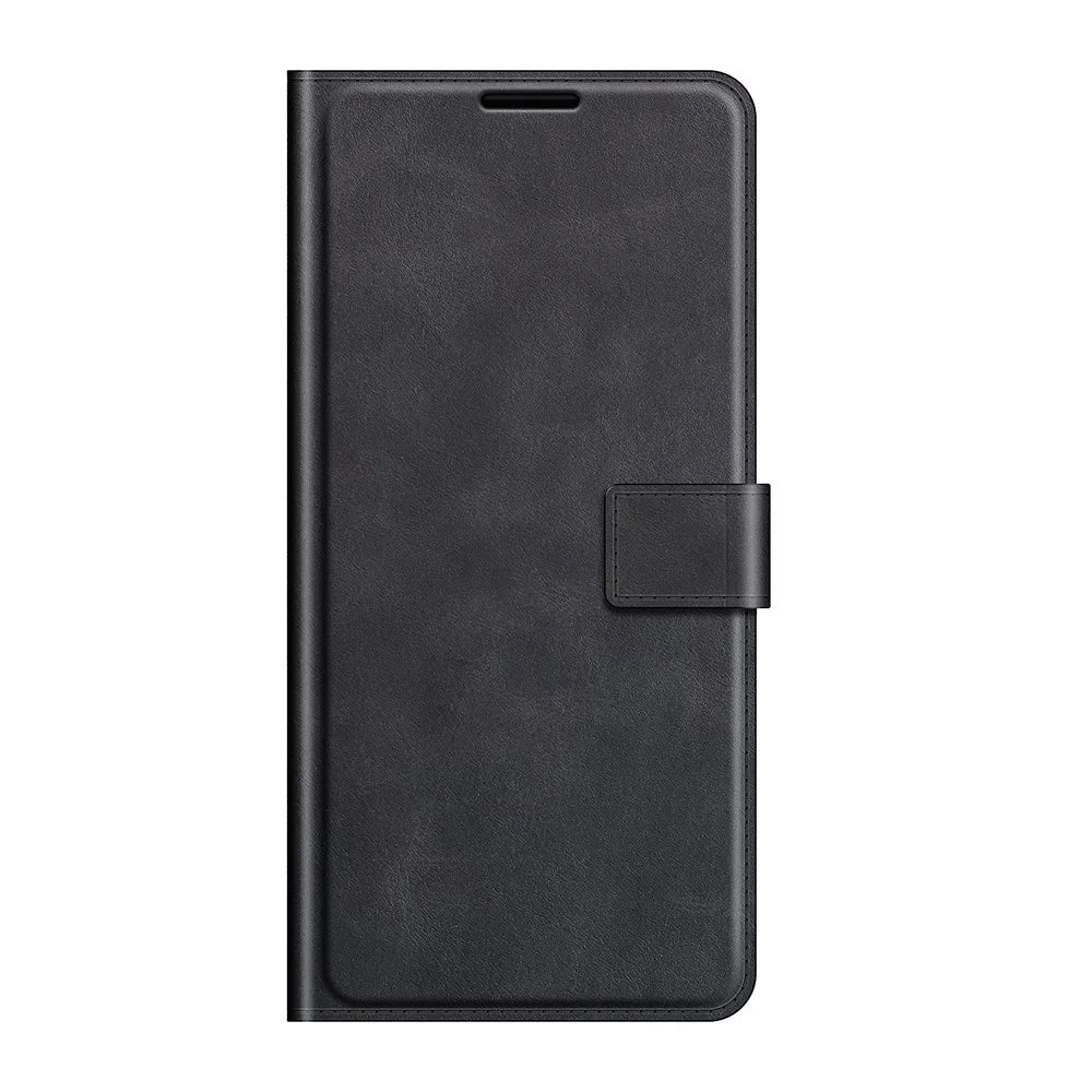 Shockproof Protective PU Leather TPU Wallet Stand Phone Flip Cover Case for Samsung Galaxy A13 5G / A04s 4G (164.7mm) - Black - 2