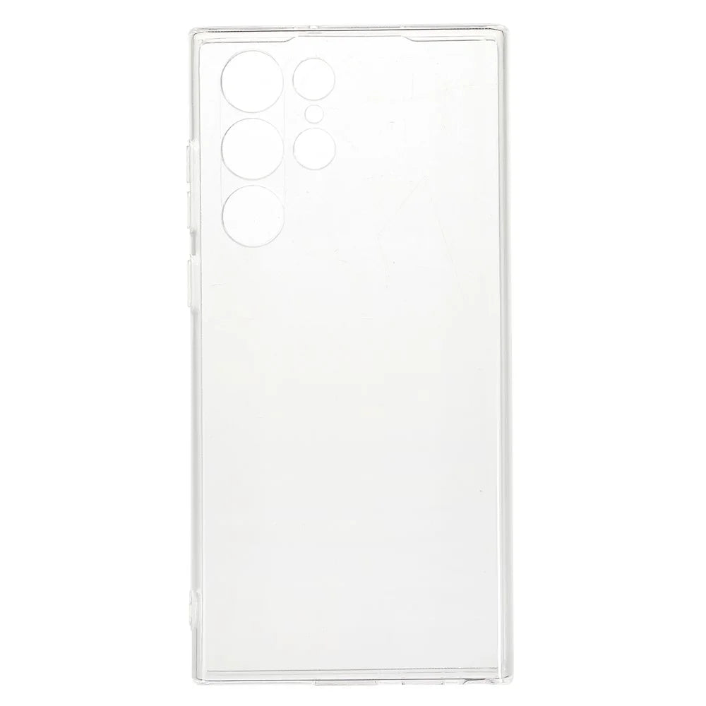 Shock Absorption 2.0mm Thick TPU Transparent Anti-Watermark Protective Phone Case for Samsung Galaxy S22 Ultra 5G - 1