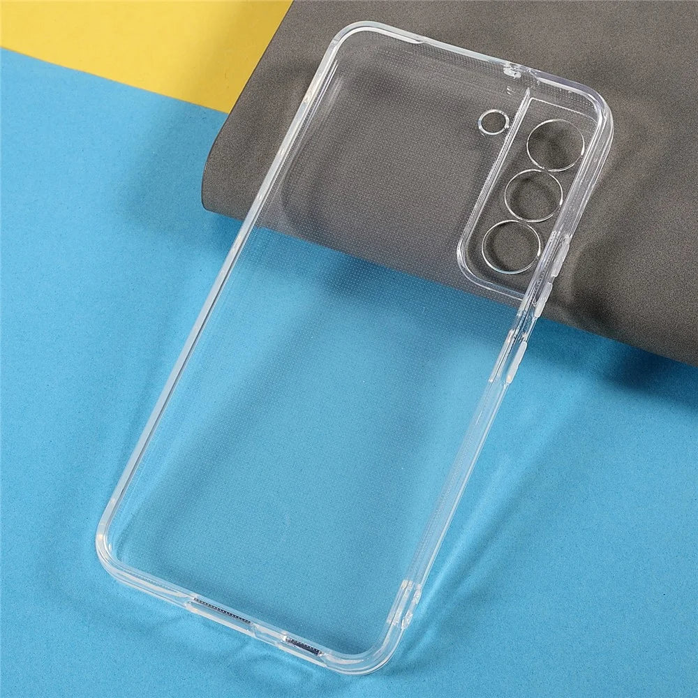 2.0mm Thick Soft Flexible TPU Precise Cut-Out Transparent Back Case for Samsung Galaxy S22 5G - 6