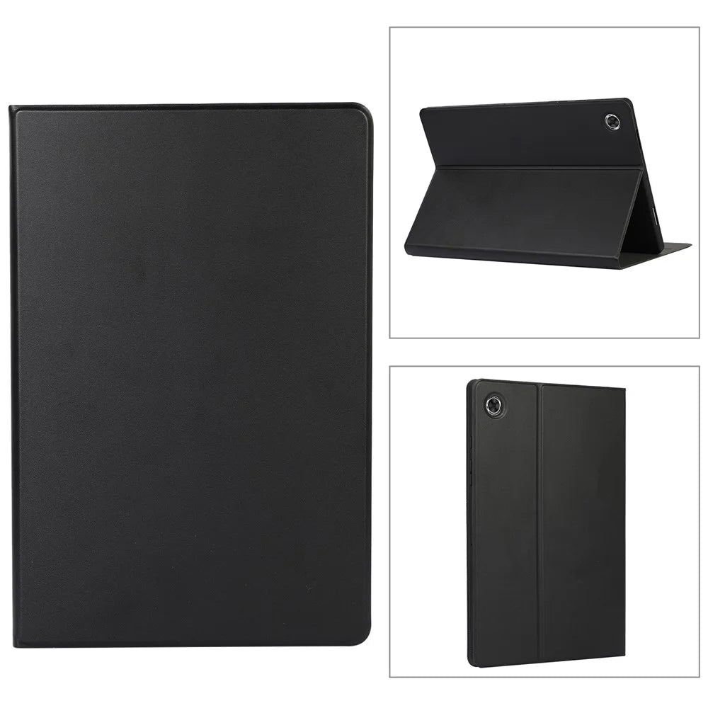 For Samsung Galaxy Tab A8 10.5 (2021) / A8 10.5 (2022) Anti-fall Folio Flip PU Leather Tablet Protective Case Cover with Stand - Black - 4