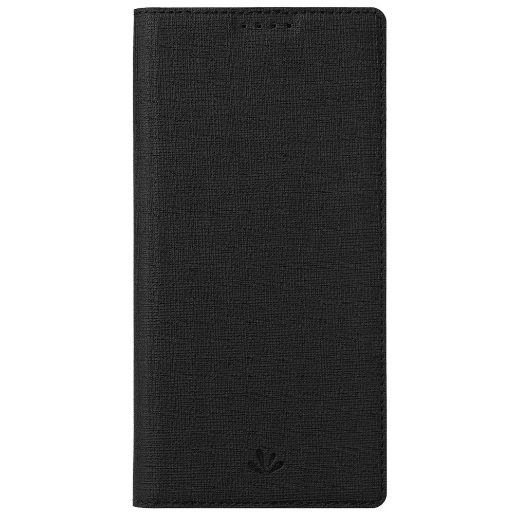 VILI DMX Series Card Holder Leather Case for Samsung Galaxy A73 5G Folio Flip Phone Cover with Stand - Black - 2