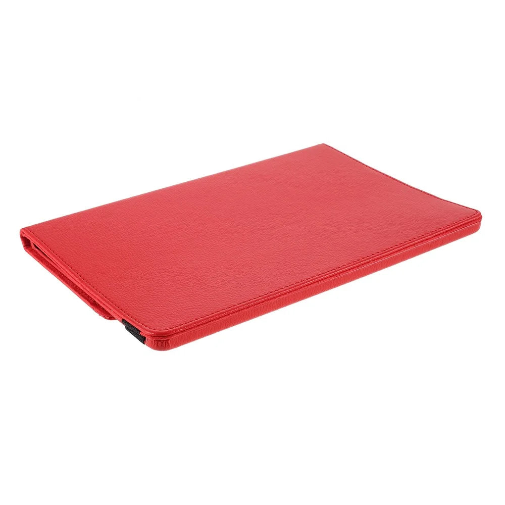 360 Degree Rotary Stand Tablet Case for Samsung Galaxy Tab S10+ / S9+  / S8+ / S7+ / S7 FE PU Leather + PC Cover Shell - Red - 4