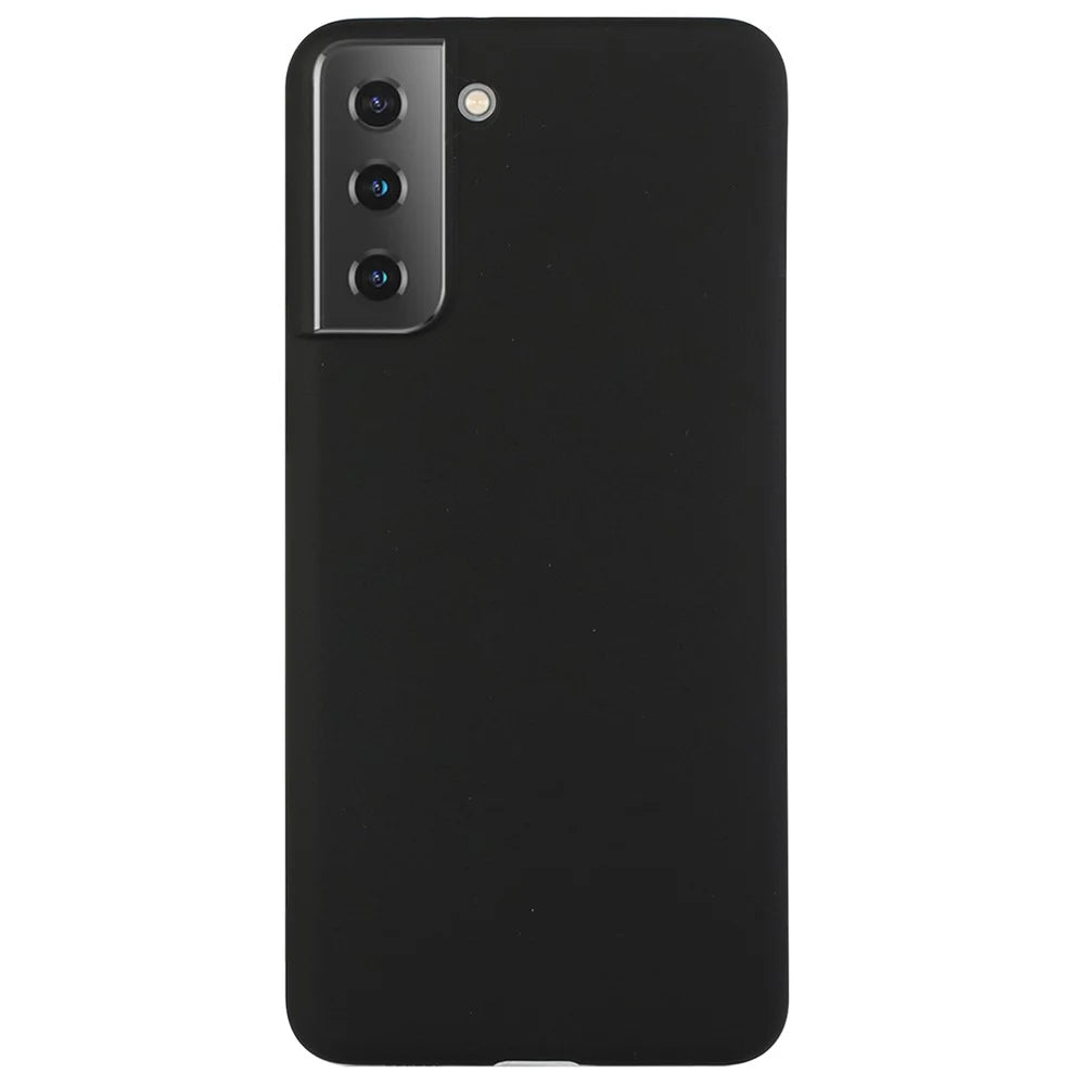 For Samsung Galaxy S22+ 5G Thin Matte TPU Phone Case Finish Profile Soft Protective Cover - Black - 1