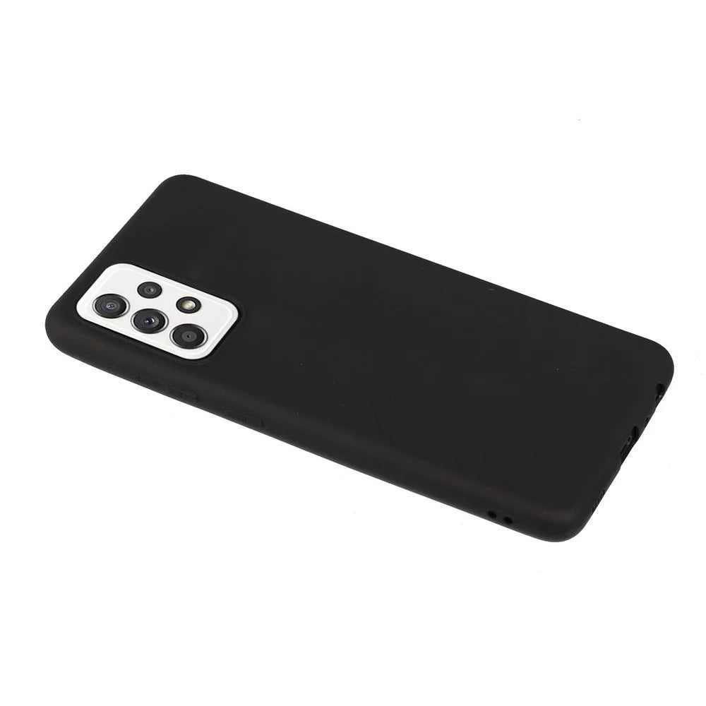 For Samsung Galaxy A33 5G Candy Color Soft TPU Phone Case Anti-drop Back Cover - Black - 2