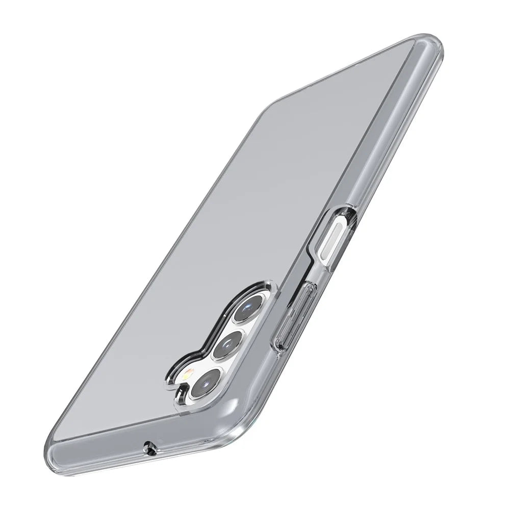 For Samsung Galaxy A13 5G Clear Crystal Phone Case Anti-Scratch Hard PC Soft TPU Well-Protected Cover - Grey - 4