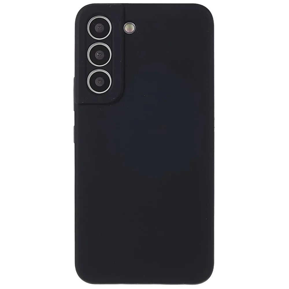 For Samsung Galaxy S22+ 5G Anti-scratch Phone Case Premium Solid State Silicone Mobile Phone Protector - Black - 2