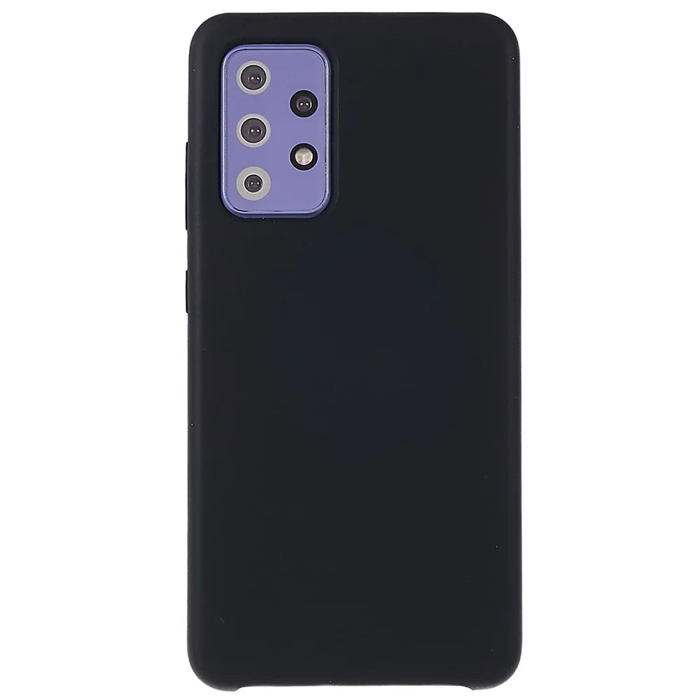 For Samsung Galaxy A52 4G/5G/A52s 5G Protective Slim Case Silicone Phone Cover Shockproof Phone Protector - Black - 2
