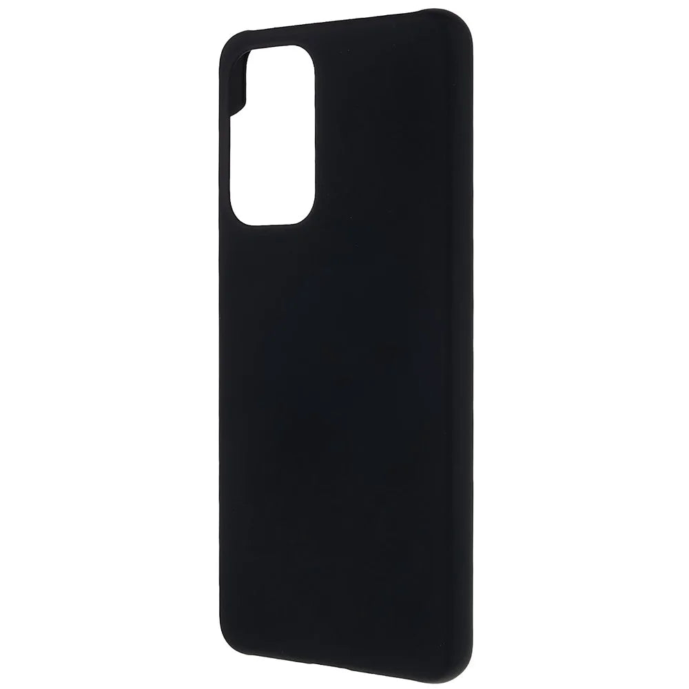 For Samsung Galaxy A33 5G Rubberized Plastic Hard Phone Case Mobile Phone Cover - Black - 2