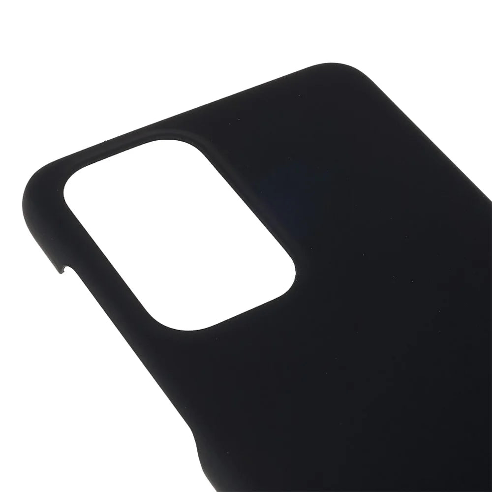 For Samsung Galaxy A33 5G Rubberized Plastic Hard Phone Case Mobile Phone Cover - Black - 6
