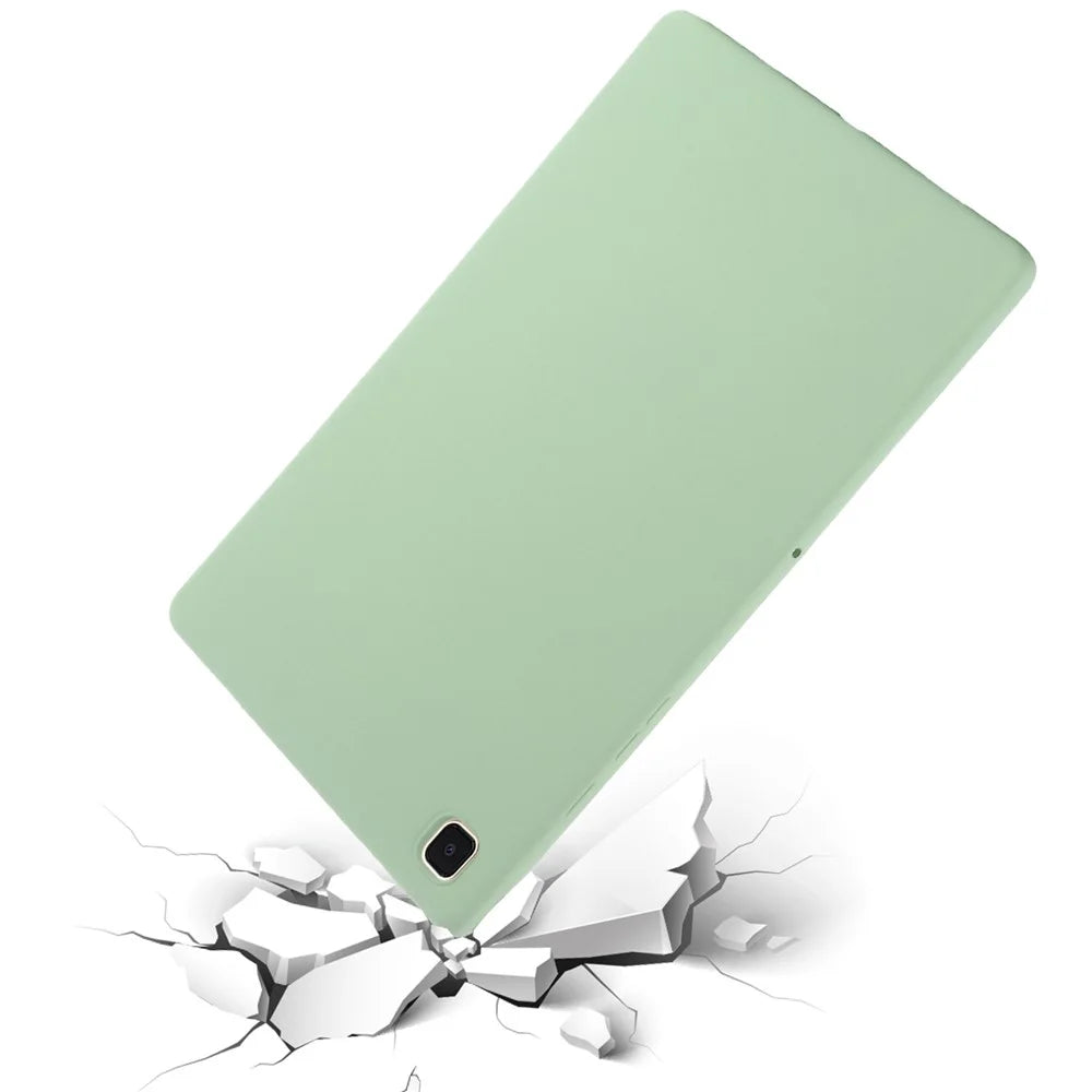 For Samsung Galaxy Tab A7 10.4 (2022) / (2020) Liquid Silicone Drop-proof Tablet Case Protective Cover - Green - 3