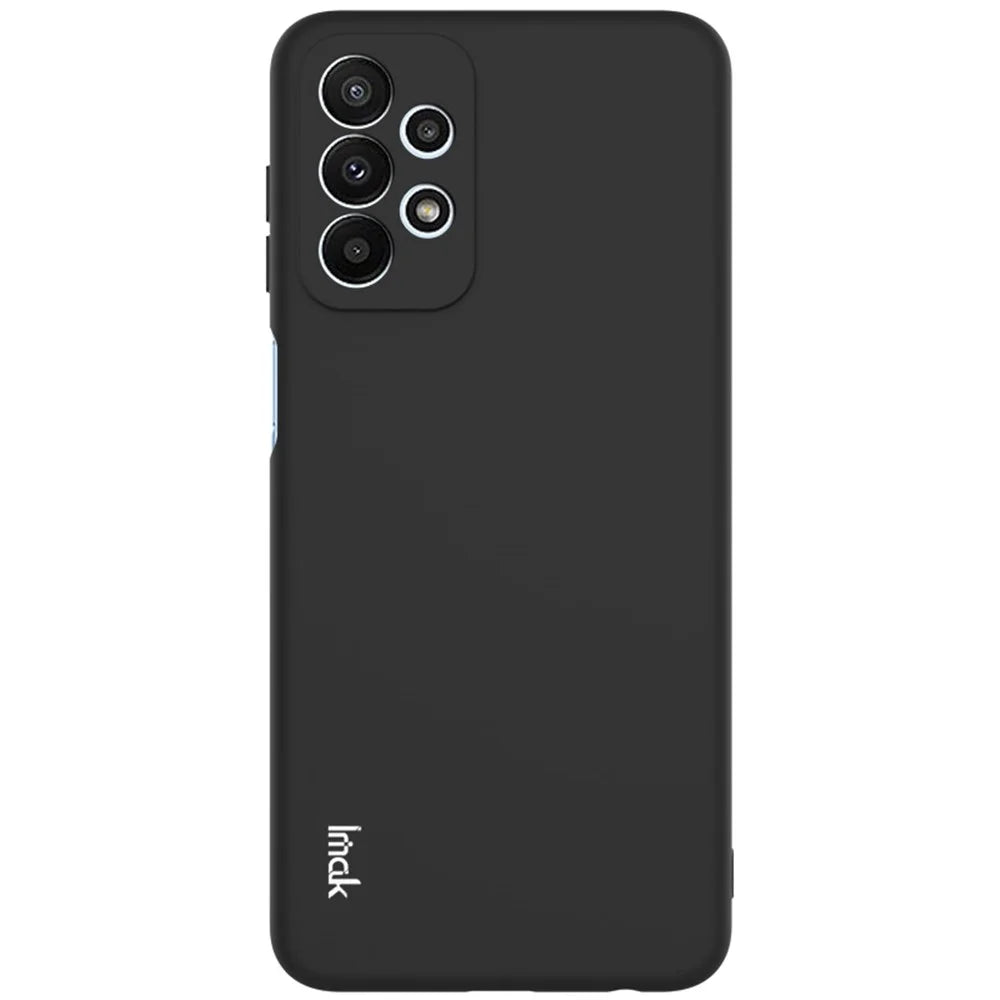 IMAK UC-2 Series for Samsung Galaxy A23 5G (Global Version) / 4G Skin-touch Solid Color Durable TPU Phone Case Protective Shell - Black - 1