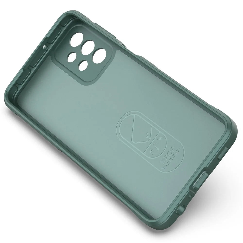 For Samsung Galaxy A32 5G/M32 5G Anti-drop Protective Phone Case Rugged Soft TPU Back Cover - Green - 2