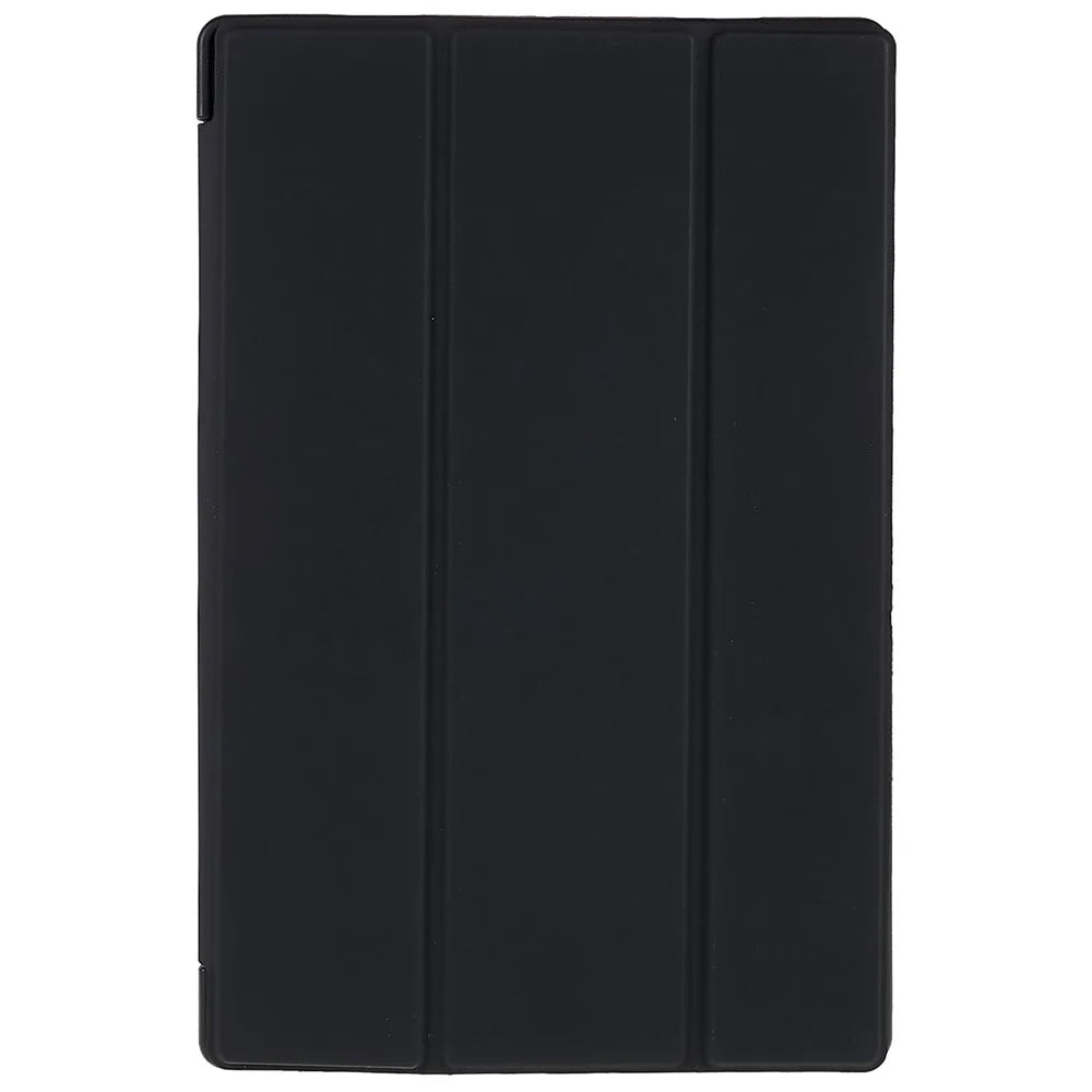 For Samsung Galaxy Tab A8 10.5 (2021) / (2022) Tri-fold Stand Inner Honeycomb Design Shockproof Leather Tablet Case Auto Wake / Sleep Cover - Black - 2