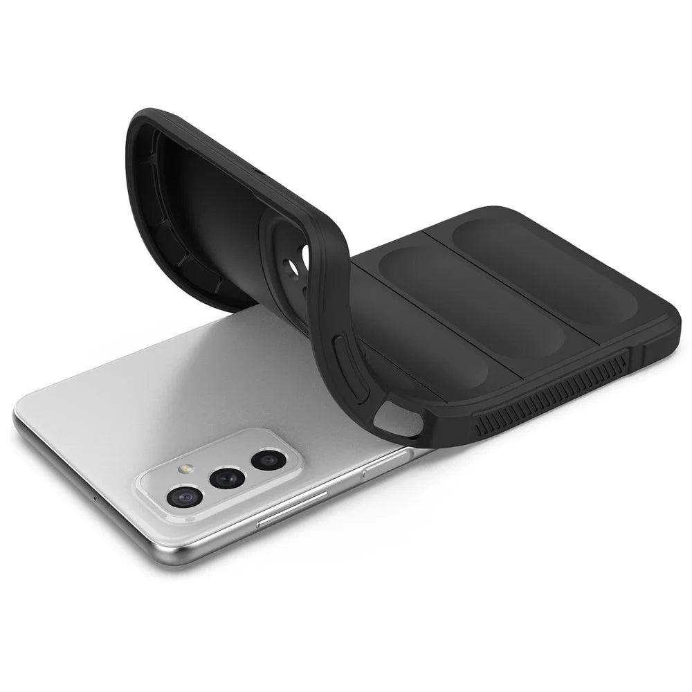 For Samsung Galaxy M52 5G TPU Shockproof Anti-slip Phone Case Precise Cutout Camera Protection Guardian - Black - 3