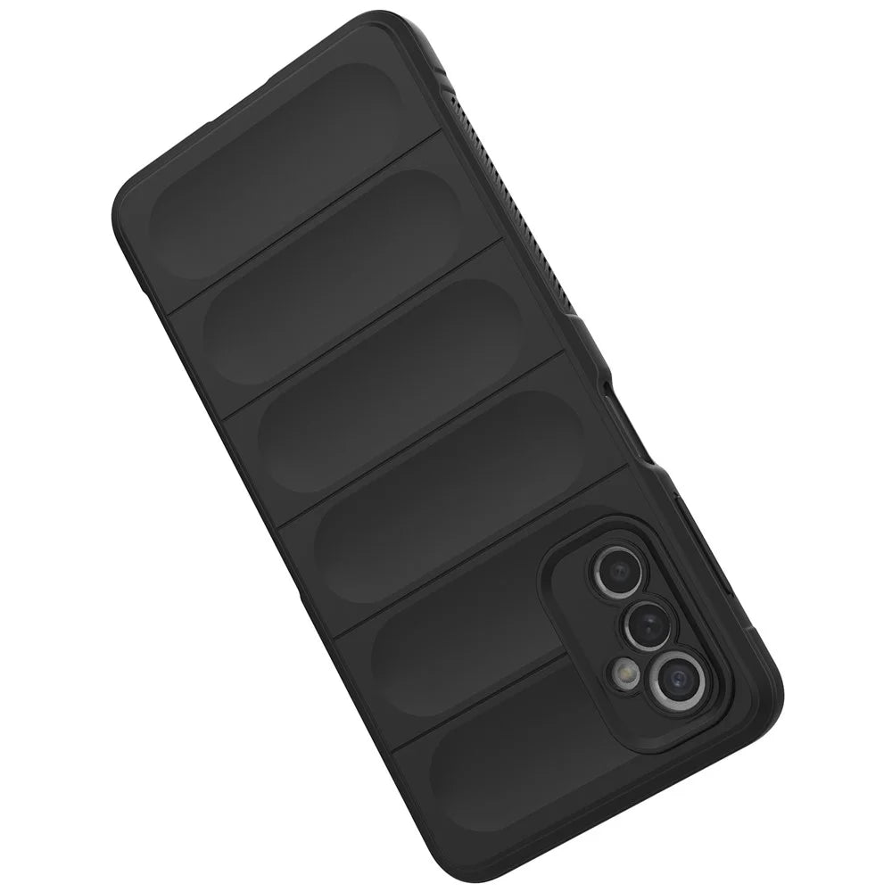 For Samsung Galaxy M52 5G TPU Shockproof Anti-slip Phone Case Precise Cutout Camera Protection Guardian - Black - 4