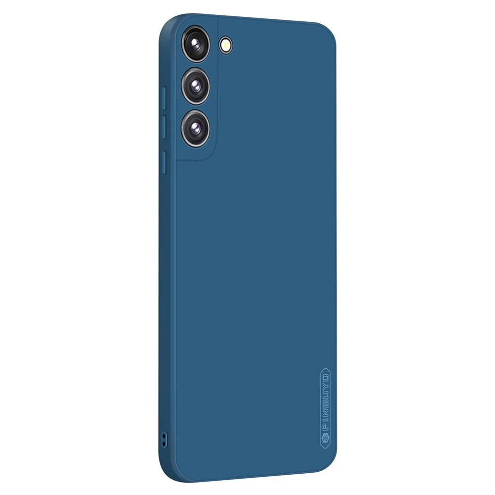 PINWUYO For Samsung Galaxy S23 Smooth Flexible TPU Cover Precise Cutouts Drop Protection Non-Slip Phone Case - Blue - 1