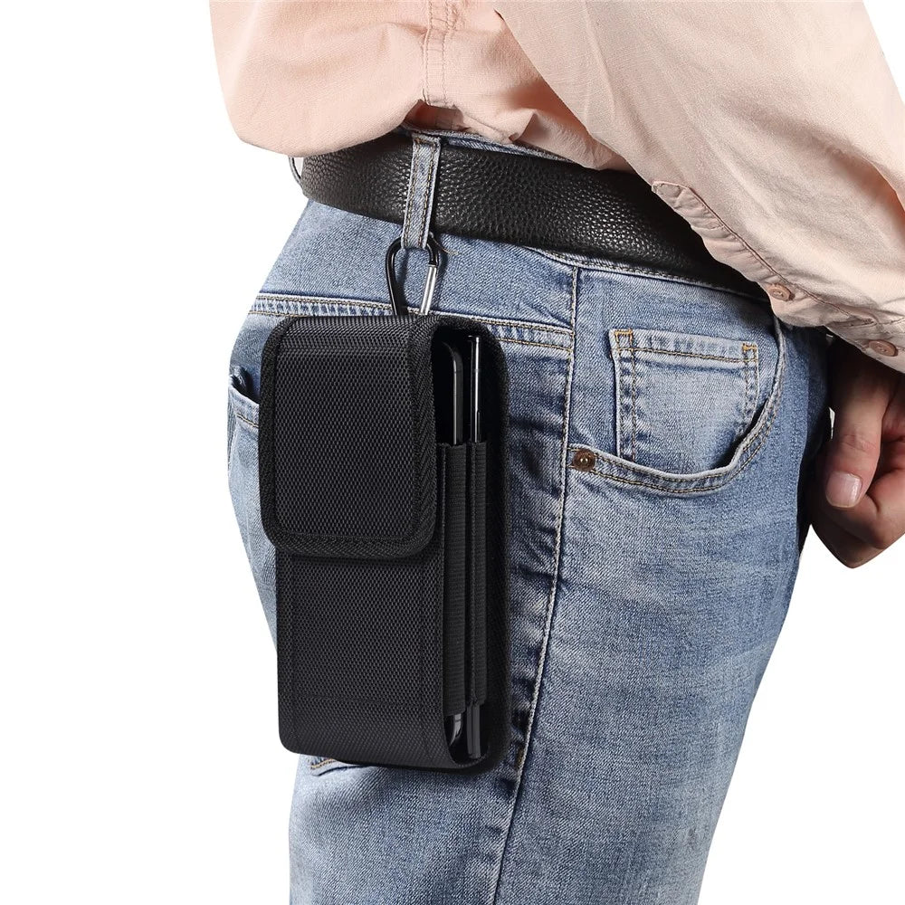 Phone Waist Pouch Oxford Cloth Belt Loop Back Clip Phone Bag Vertical Design, for 6.5 / 6.7 / 6.8 / 6.9 inch Phone - 4