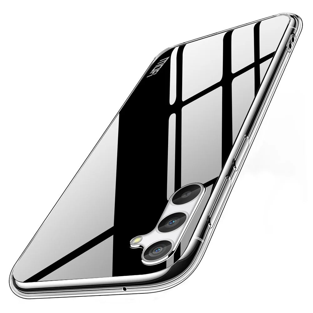 MOFI Soft TPU Phone Case for Samsung Galaxy A34 5G, Anti-scratch Transparent Phone Cover - 2
