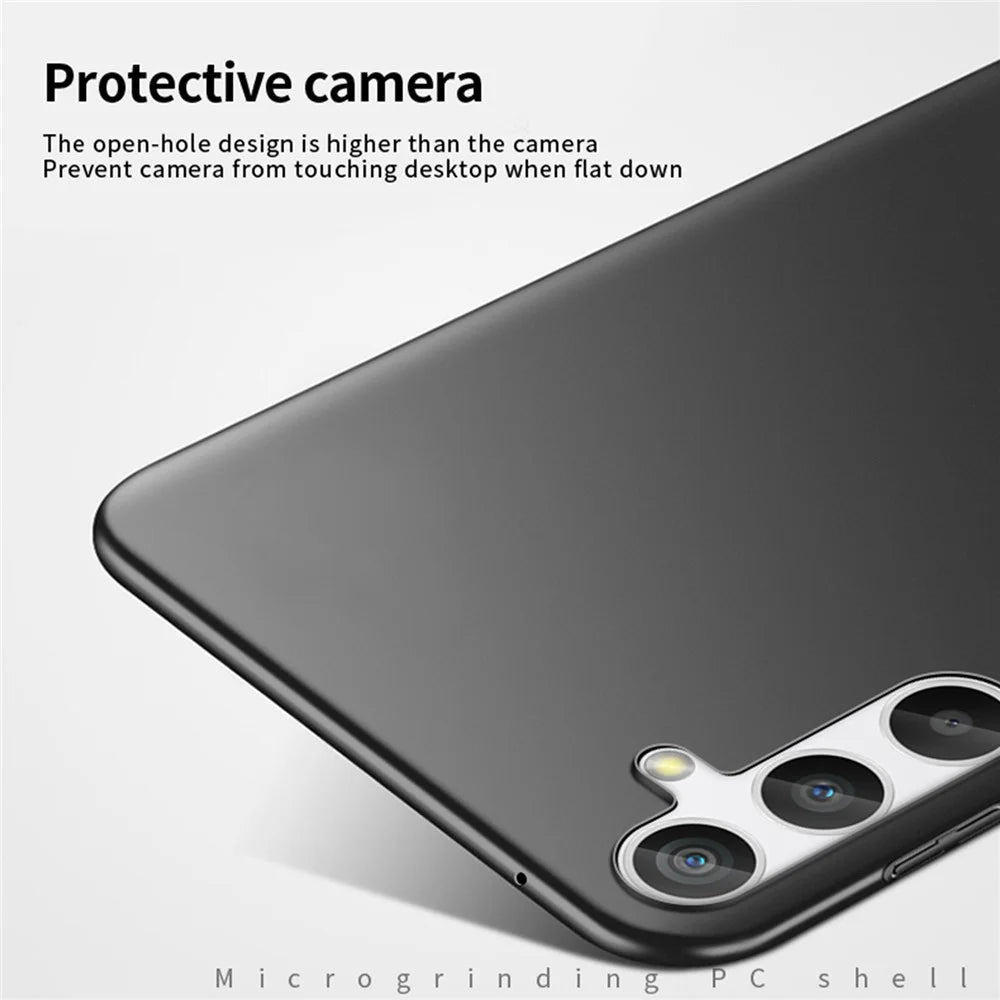 MOFI JK PC Series-1 Shield For Samsung Galaxy A54 5G Matte Phone Case Hard PC Protective Phone Cover - Black - 5