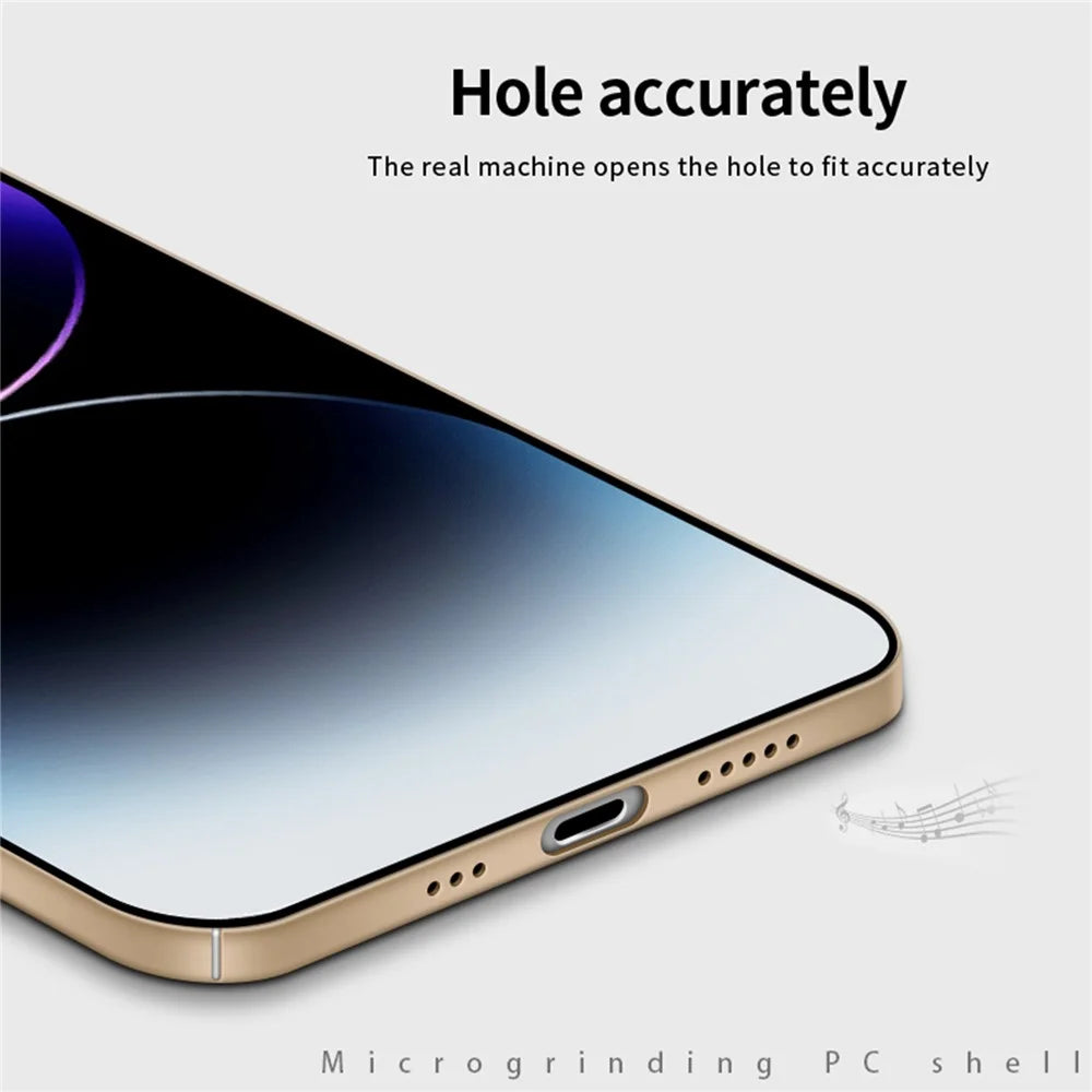 PINWUYO PC Series for iPhone 15 Pro Max Matte Phone Case Hard PC Phone Cover with Magnetic Ring Holder - Black - 7