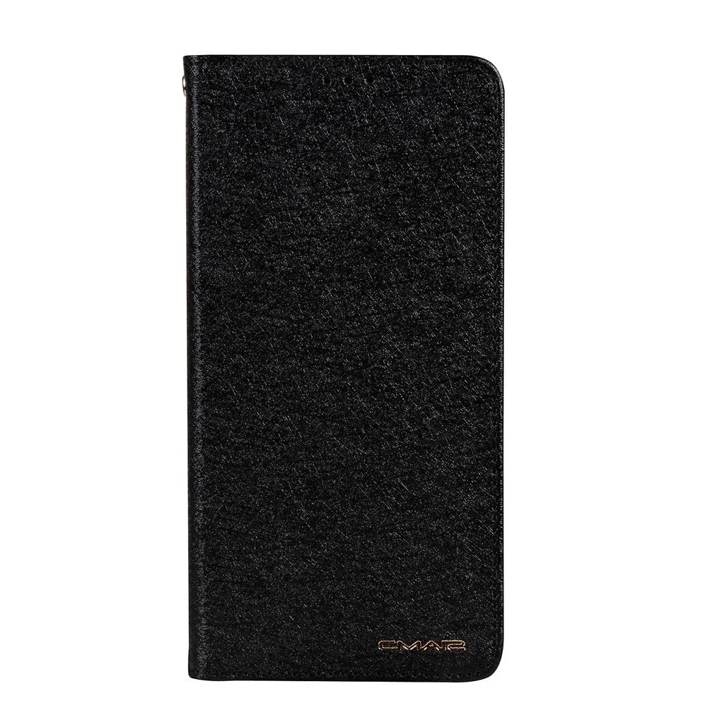 CMAI2 Series Silk Texture Wallet Stand Leather Case for Samsung Galaxy S8 G950 - Black - 3