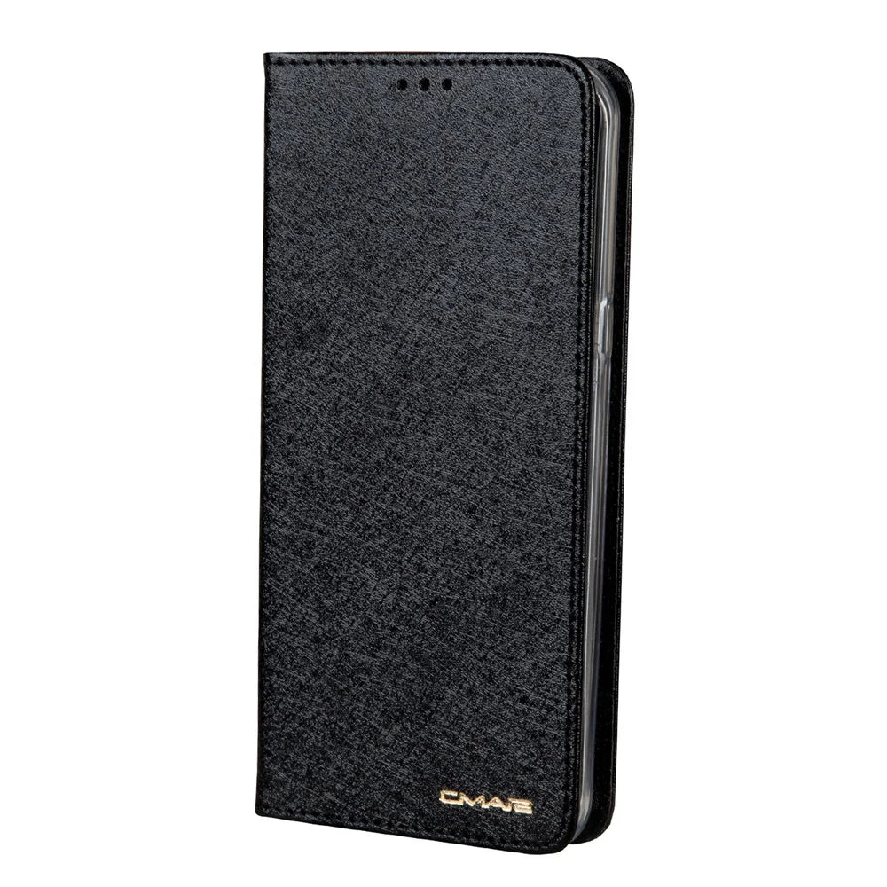 CMAI2 Series Silk Texture Wallet Stand Leather Case for Samsung Galaxy S8 G950 - Black - 4