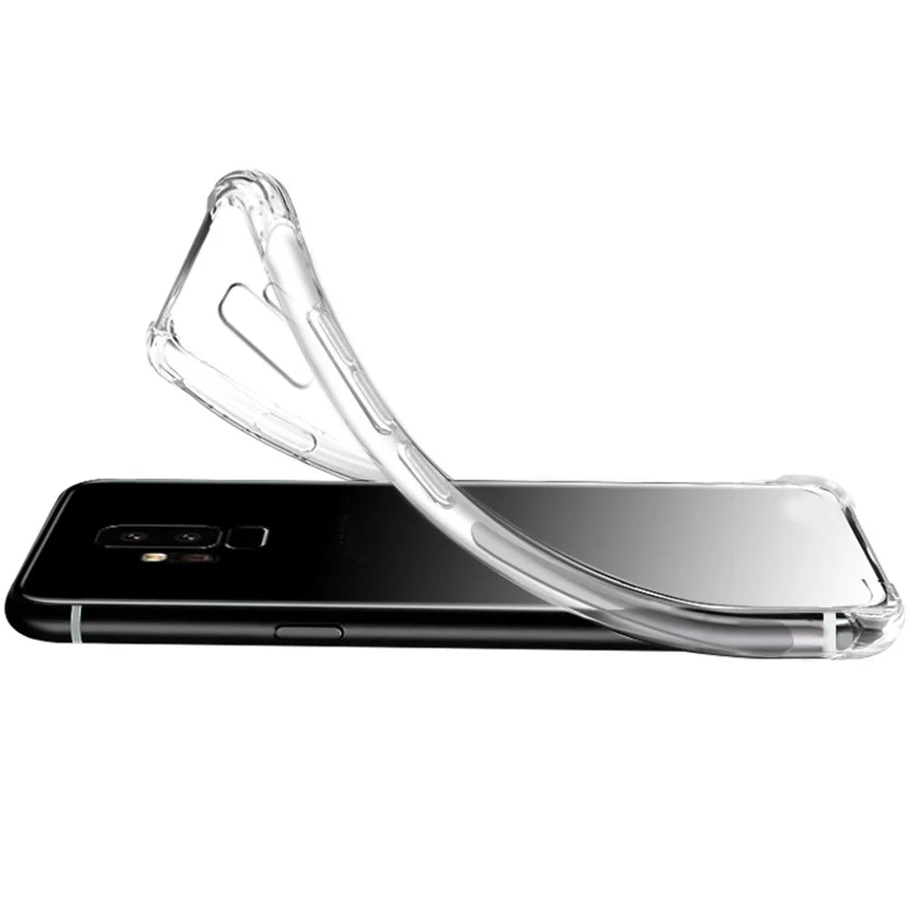 IMAK Skin Feel Anti-drop TPU Phone Case + Explosion-proof Screen Film for Sony Xperia 1 - Transparent - 2
