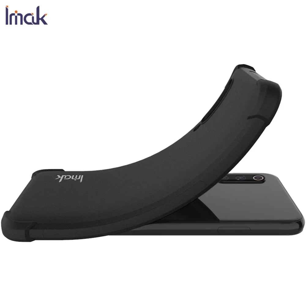 IMAK Silky Anti-drop TPU Soft Shell Cover + Screen Film for Sony Xperia 1 II - Matte Black - 2