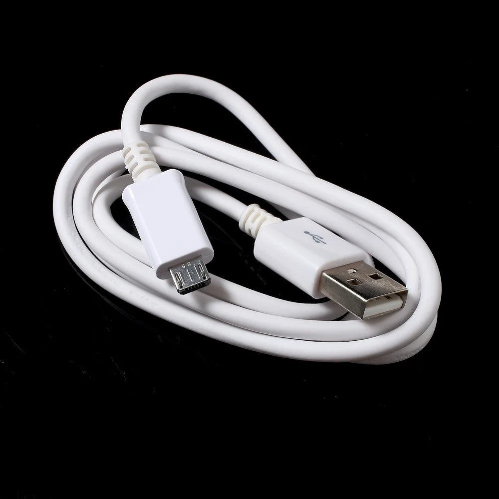 Economical 1m Micro USB Charge Sync Data Cable - White - 2