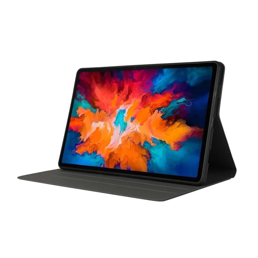 Stand Shell Leather Protective Case for Lenovo Tab P11 11-inch TB-J606F - Dark Blue - 5