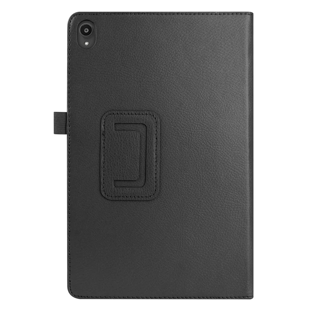 Litchi Texture Leather Tablet Case with Stand for Lenovo Tab P11 / P11 5G 11 inch TB-J606F / J606X - Black - 3