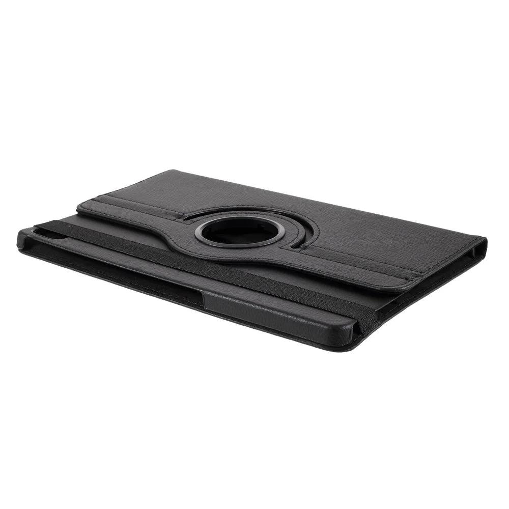 360 Degrees Rotating Stand Leather Case for Lenovo Tab P11 / P11 5G 11 inch TB-J606F / J606X- Black - 5