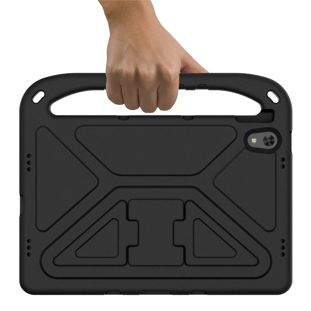 Portable Handle EVA Tablet Protective Case Cover with Kickstand for Lenovo Tab P11 TB-J606F / Tab P11 5G - Black - 5