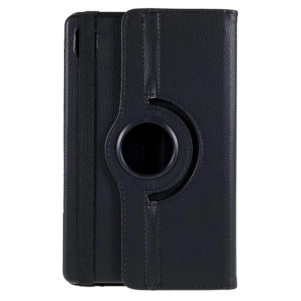 For Lenovo Legion Y700 Anti-drop Shockproof Leather Case 360-degree Rotating Protective Cover with Stand Support Horizontal/Vertical View - Black - 4