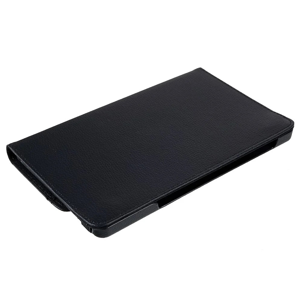 For Lenovo Legion Y700 Anti-drop Shockproof Leather Case 360-degree Rotating Protective Cover with Stand Support Horizontal/Vertical View - Black - 5