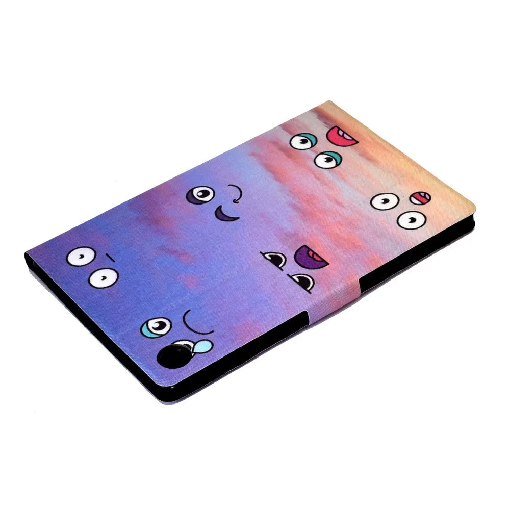 Protective Case for Lenovo Tab M10 Plus (3rd Gen) / Xiaoxin Pad 2022 10.6 inch Pattern Printing Tablet Leather Cover with Card Slots Stand - Emotion - 5