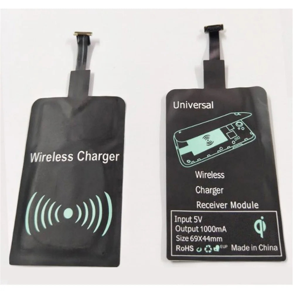 Universal Micro USB Plug Qi Wireless Charging Receiver Pad for Android Phones (Narrow-interface Up) - 5