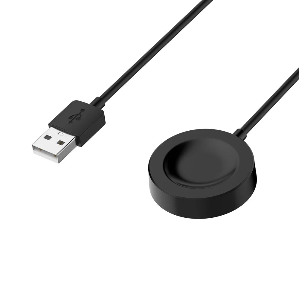 1m USB Charging Cable Wireless Charger Dock for Huawei Watch GT 2 Pro / GT 2 Pro ECG / GT 2 Porsche Edition - Black - 6
