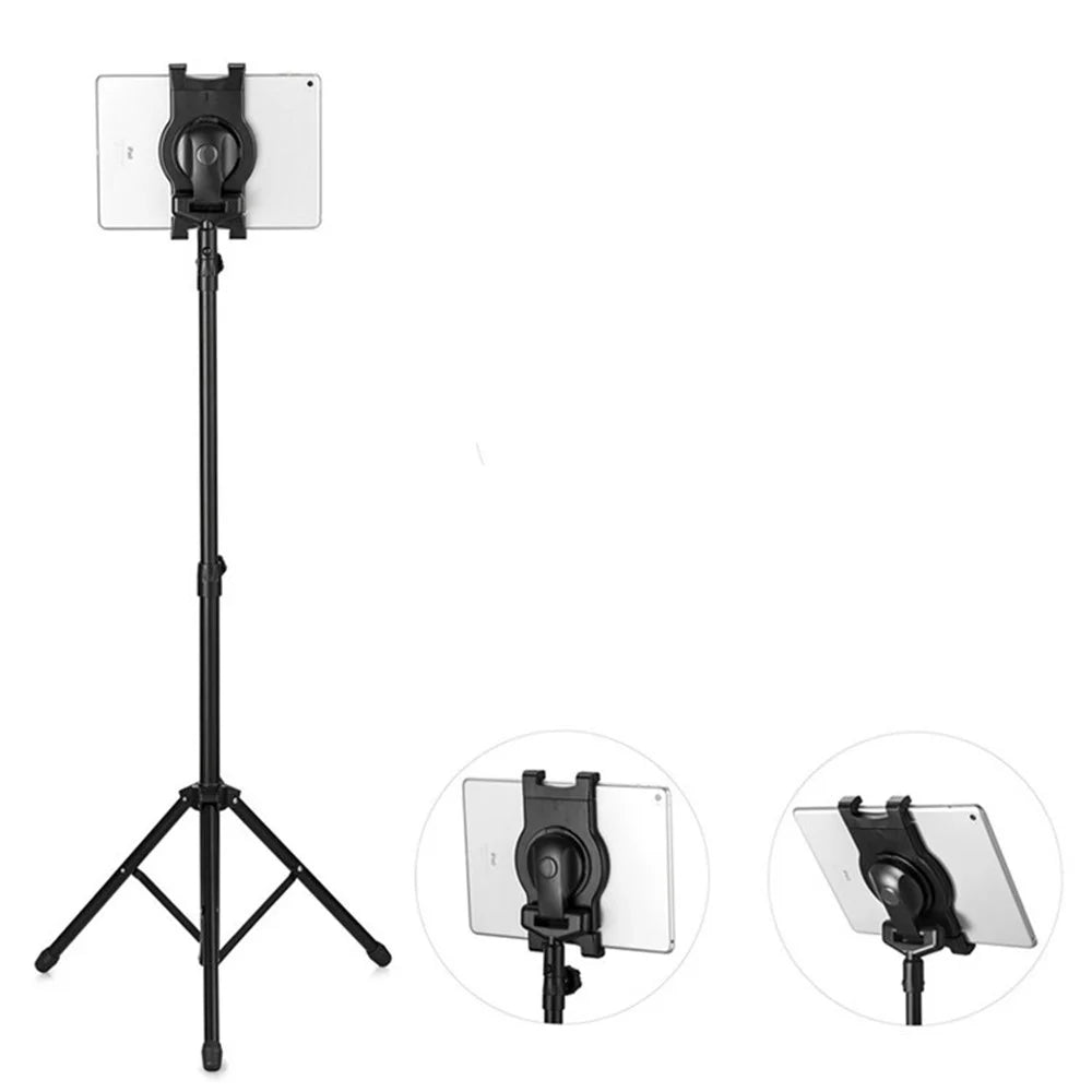 Universal 360° Rotation Aluminum Alloy Telescopic Tripod Mount Holder Height Adjustment for 7-10 Inches Tablet [First Generation] - 6
