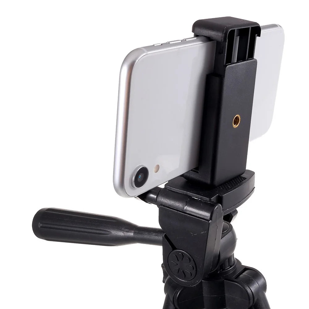 3110 Aluminum Adjustable Tripod Holder with Phone Clamp, Clamp Width: 57-83mm - 7