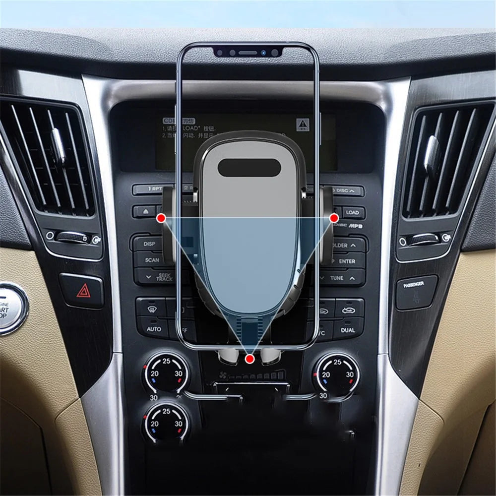 ZY-CD02 Car CD Slot Mount Automatic Lock 360° Rotation Phone Holder Stand - Black - 4