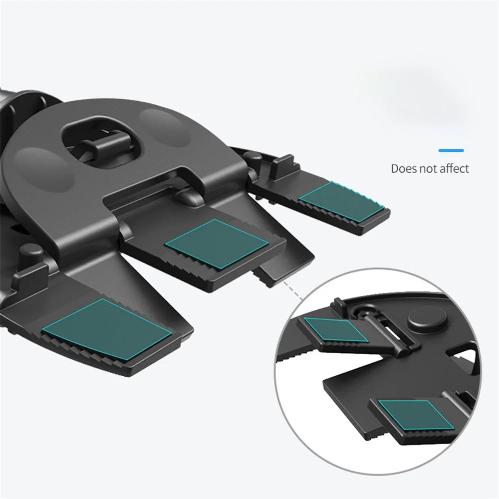 ZY-CD02 Car CD Slot Mount Automatic Lock 360° Rotation Phone Holder Stand - Black - 6