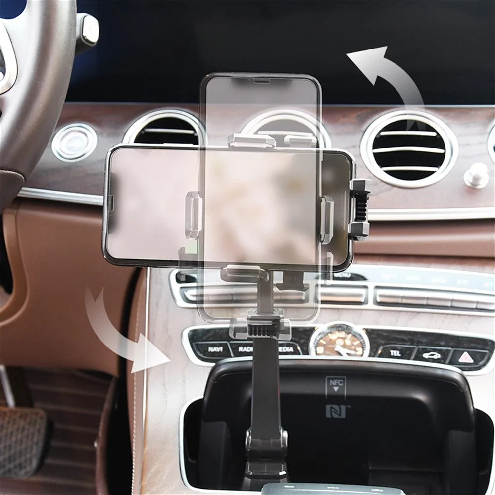 Car Cup Holder Phone Mount Adjustable Hands Free Cup Cell Phone Holder for 4.7-6.7 inch Phone - 4