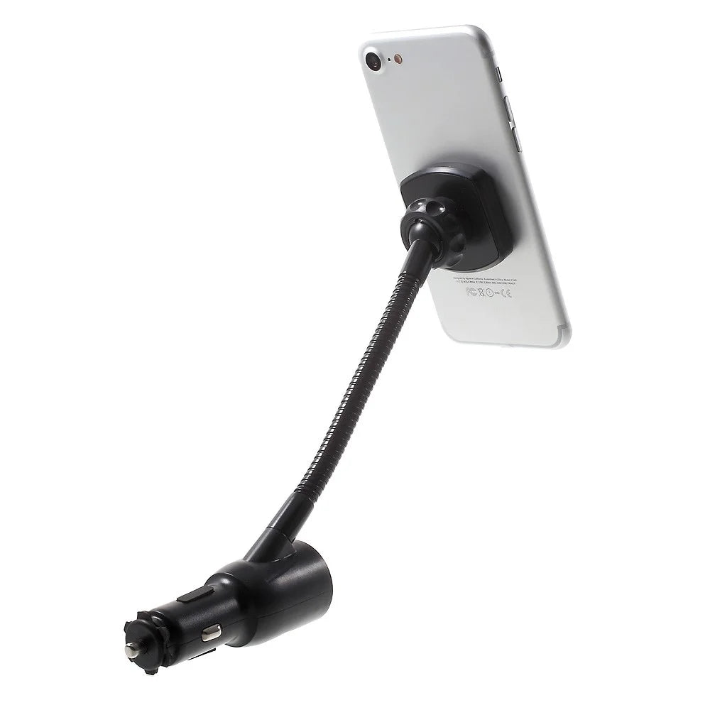GS6323 Dual USB Car Charger Magnetic Phone Mount Holder for iPhone Samsung - 3