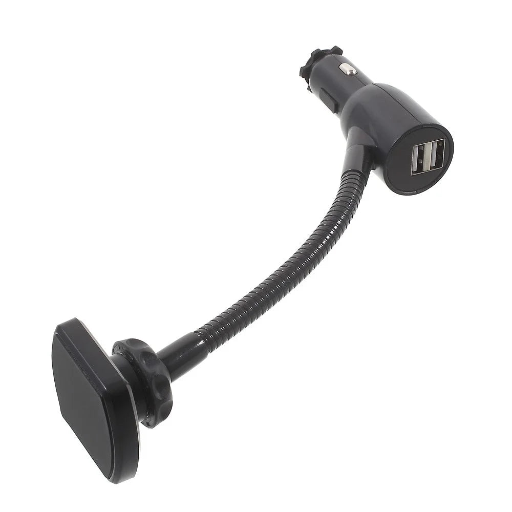 GS6323 Dual USB Car Charger Magnetic Phone Mount Holder for iPhone Samsung - 6