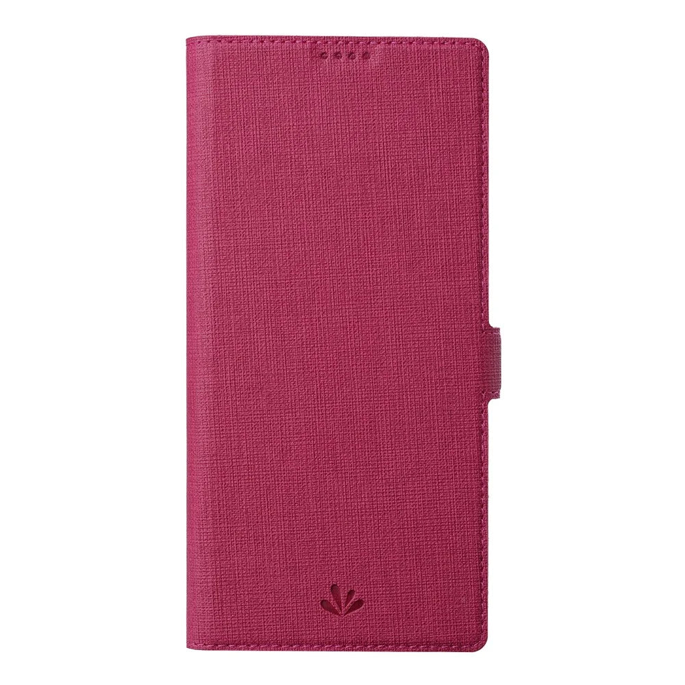 VILI K Series Double Magnetic Clasps Closure Stand Wallet Leather Phone Case Shell for Google Pixel 6 Pro - Rose - 2
