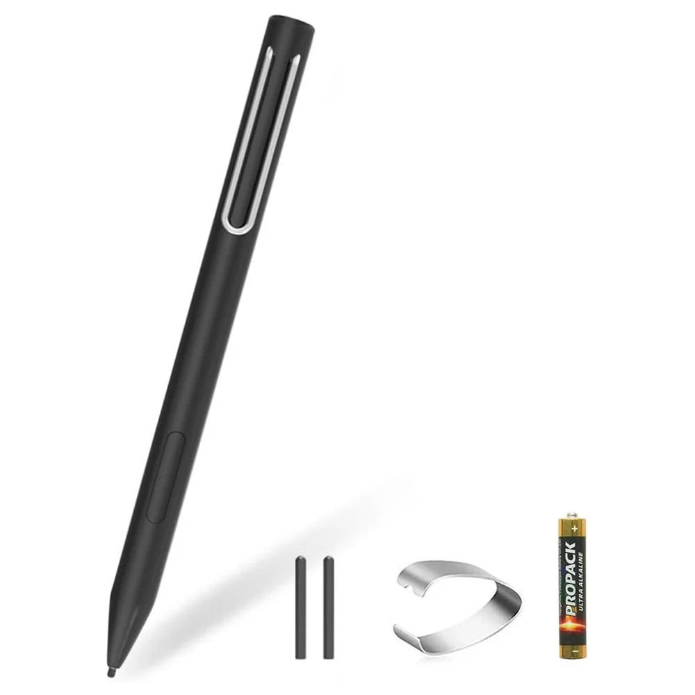 P303 Stylus Pen for Microsoft Surface Pro 6 / 5 / 4 / Surface Go 2 10.5 inch High Sensitive Drawing Writing Active Capacitive Pen - Black - 1