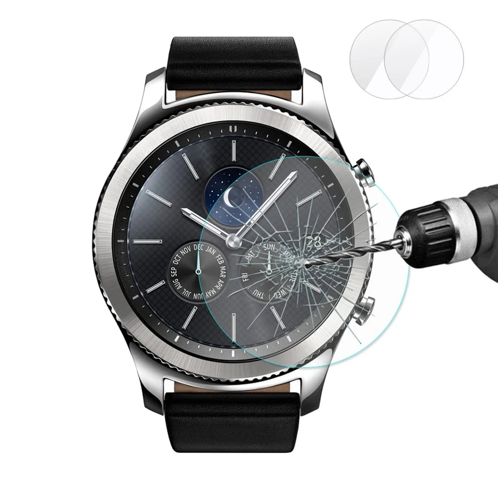 HAT PRINCE 0.2mm 9H 2.15D Tempered Glass Screen Protector Film for Samsung Gear S3 Classic / Frontier (2Pcs) - 2