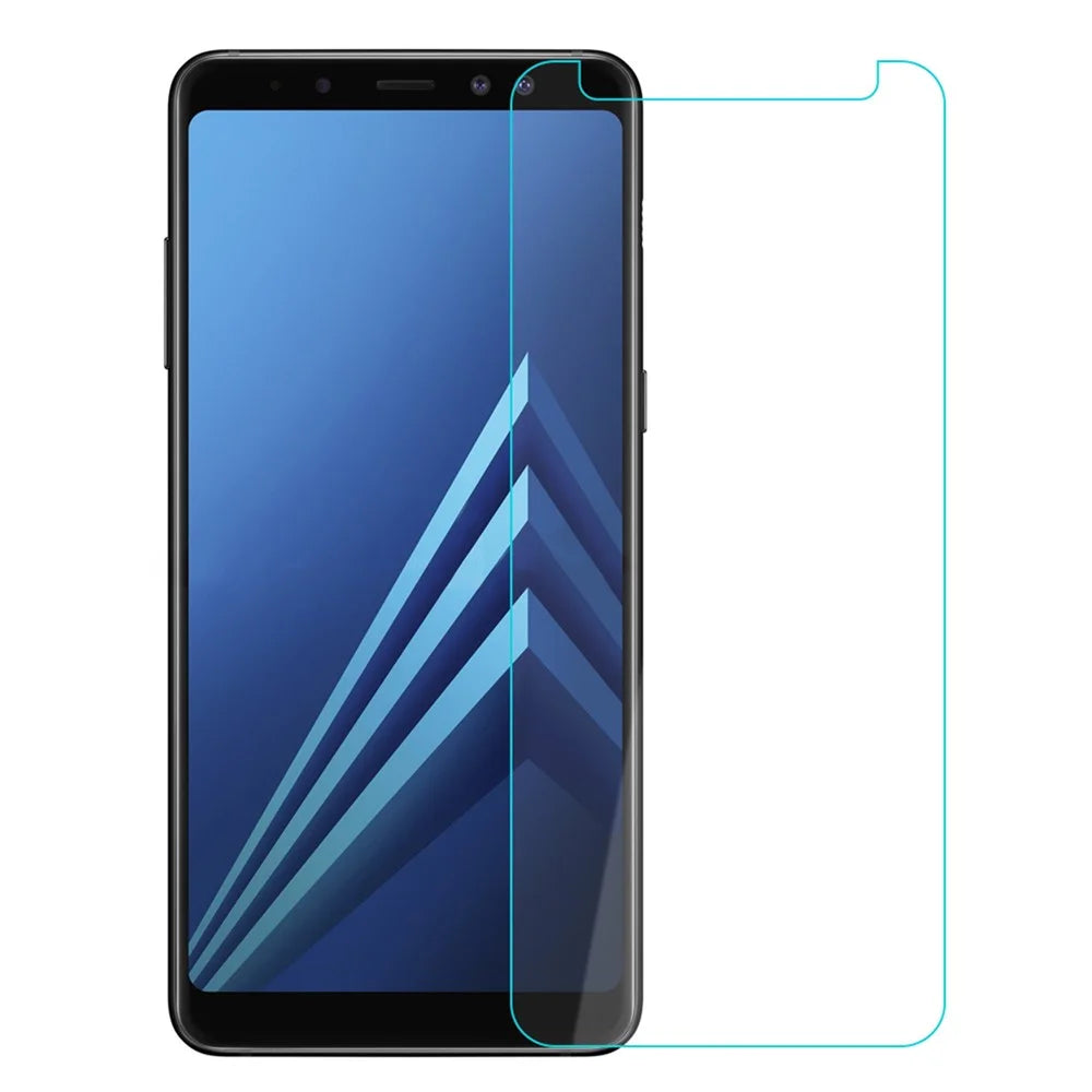 0.25mm Tempered Glass Screen Protector Guard Film for Samsung Galaxy A8 (2018) Arc Edge - 1