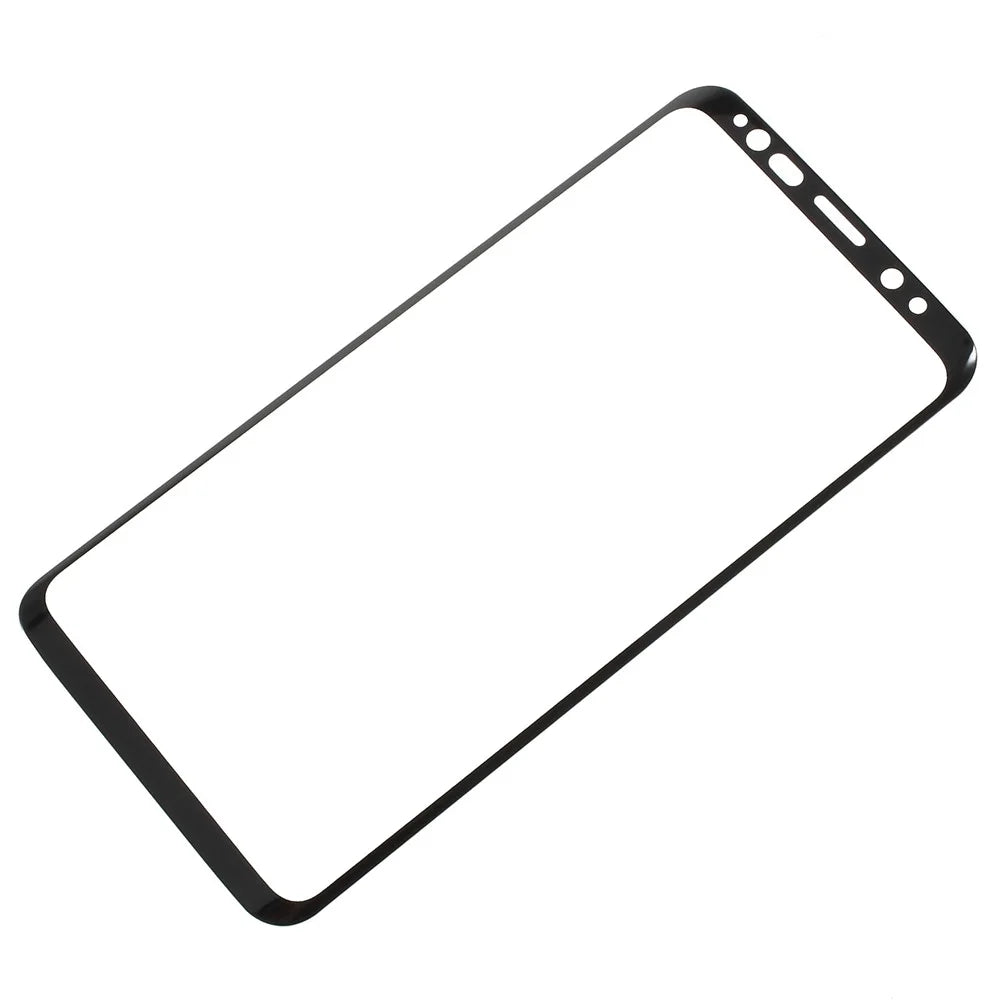Full Size Tempered Glass Screen Protector Shield Film for Samsung Galaxy S9 G960 - Black - 5